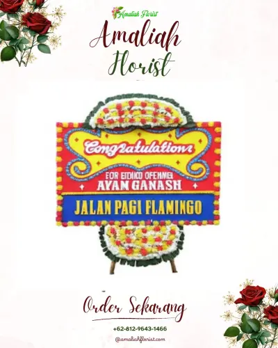 Bunga Papan Congratulation di The Pavilion Venue